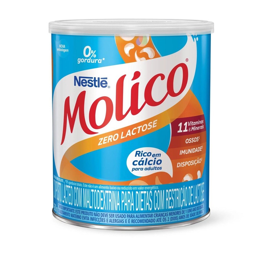Nestlé Molico Zero Lactose: composto lácteo com maltodextrina