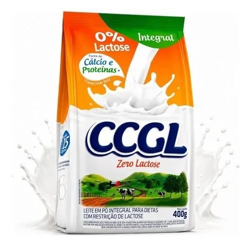 CCGL Zero Lactose Integral: leite em pó integral